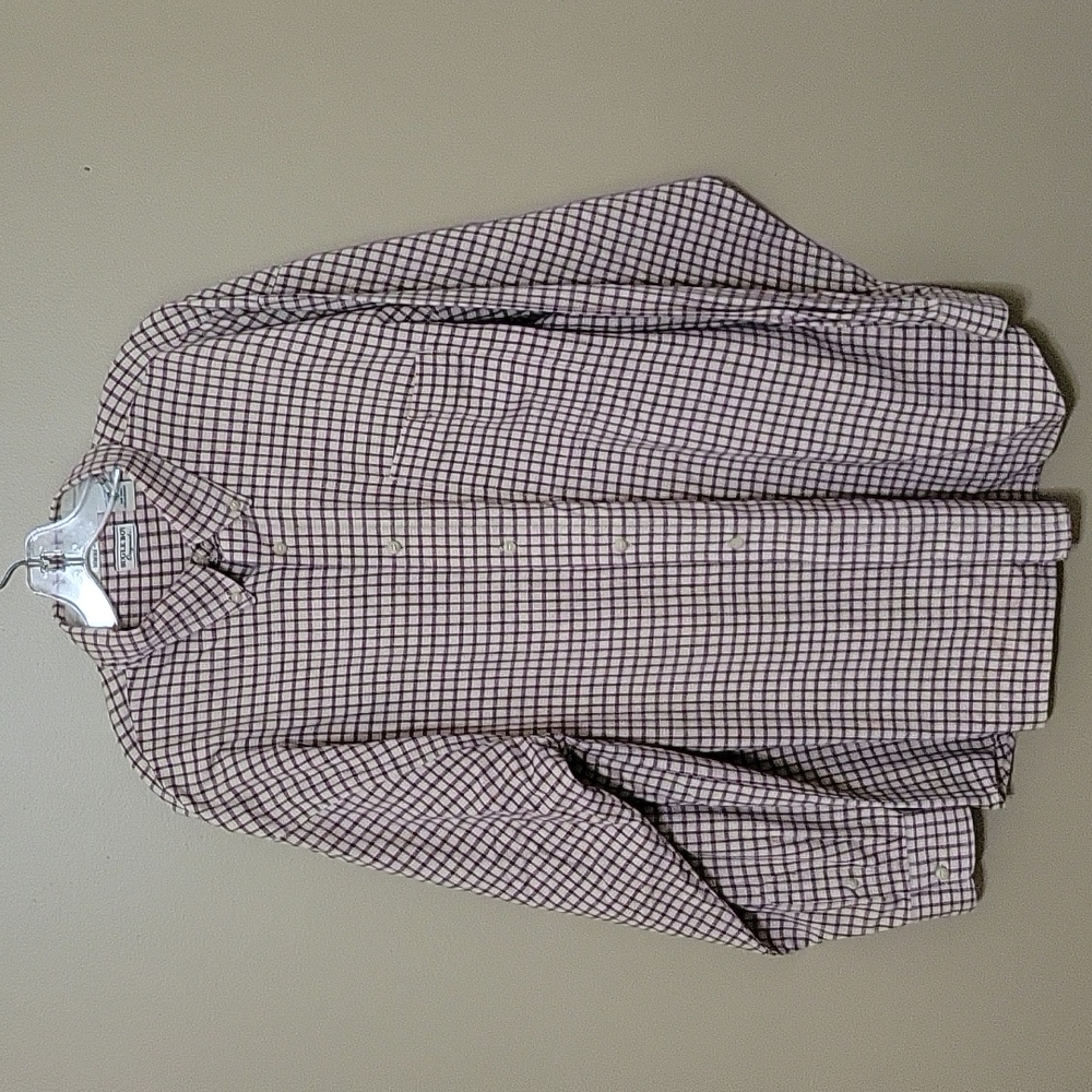 Bugle Boy mens long sleeve button down shirt, size L